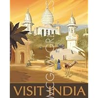 Visit India by KEM McNair, Art Print Poster 14