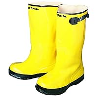 Bon 84-935 Heavy Duty Rubber Contractor's Overshoe Boot, Size-17, Yellow