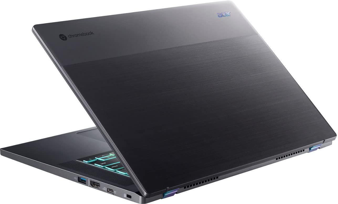 acer Chromebook 516 GE Gaming Laptop 2023 16” WQXGA 2560 x 1600 IPS 120 Hertz Intel Core i5-1240P Intel Iris Xe Graphics 8GB LPDDR4 256GB SSD Four-Zone RGB Backlit KB Wi-Fi 6E HDMI v2.1 Chrome OS