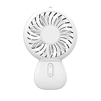USB Small Fan Hand Held Charging Silent Portable Bed Portable Mini Fan Silent Hand Held Fans, vertice, Purple (Color : White)