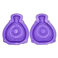 Perfume Bottle Chocolate Molds, 3D Candy Molds Large Thick Soled Stiletto Molds with Clips Cake Decoration for Wedding Birthday Party Baking Pastry Tool