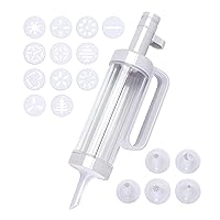 Cake Cream Decorating Guns Set Nozzles Flower Piece Suit Pastry Cookie Syringes Muffin Dessert Extruders Kitchen Gadget Piping Tools