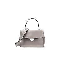 Michael Kors Ava Scalloped Extra-Small Text Polished Leather Crossbody Bag