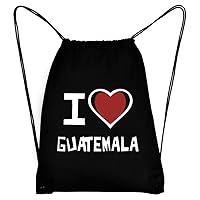 I love Guatemala Bicolor Heart Sport Bag 18