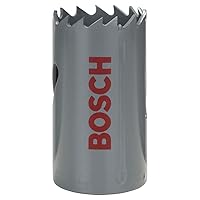 Bosch Professional Hole Saw HSS Bi-Metal for Standard Adapters (for Metal, Aluminium, Stainless Steel, Plastics and Wood, Diameter 29 mm, Drill Accessories)
