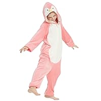 ABENCA Penguin Onesie Kids Animal Costume Girls Pajamas One Piece Plush Sleepwear Cosplay Halloween Christmas