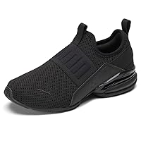 Puma Womens Axelion Slip On Sneakers Shoes Casual - Black - Size 7.5 M