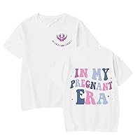 in My Mama Era Mother Day Shirts for Women Short Sleeve Round Neck Top Basic Funny Letters Mom Shirts