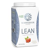 Sunwarrior Vegan Protein Superfood Shake Meal Replacement Organic Protein Supplement | Gluten Free Non-GMO Dairy Free Sugar Free Low Carb Plant Based Protein | Caramel 20 Servings | Shape Lean