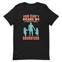 Dad of Two Daughters T-Shirt | Tshirt for Father's Day or Dad's Birthday