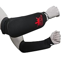 Meister MMA Elastic Cloth Forearm Guards w/Integrated Gel Padding (Pair)