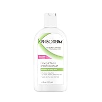 pHisoderm Deep Clean Cream Cleanser for Normal to Dry Skin, 6 fl oz Bottle (Pack of 6)