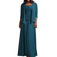Plus Size Mother of The Bride Dresses with Shawls for Women