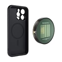 Freewell Sherpa Series Case and 1.33x Gold Anamorphic Lens Kit Compatible with iPhone 15 Pro Max