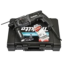 Makita HR 2470 SDS Plus Rotary Hammer Drill with Drill/Chisel Set