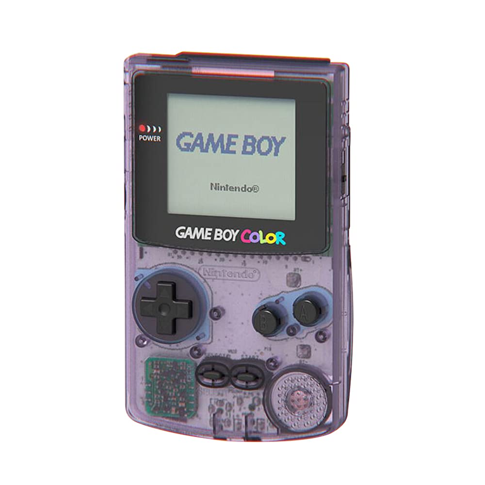 OSTENT Full Housing Shell Case Cover Replacement for Nintendo GBC Gameboy Color Console - Color Clear Purple