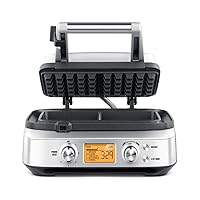 Breville BWM620XL the Smart Waffle Pro 2 Slice Waffle Maker, Brushed Stainless Steel