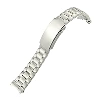 RAYESS For Omega Strap Seamaster Planet Ocean 600 GMT Silver Solid Strap Men Watchband 21mm 904L Stainless Steel Watch Bands