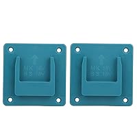 Electric Tool Holder, 2Pcs Machine Holder Wall Mount Storage Bracket Fixing Devices for Makita 18V Electric Tool (Cyan)