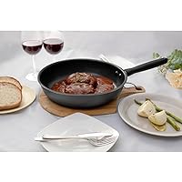 MEYER ND-744 Frying Pan, 11.0 inches (28 cm), IH Gas Fire, Gray