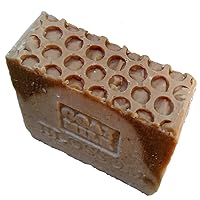 Goat's Milk Soap with Blossom Honey and Oatmeal (Exfoliant) Made with Local Farm Fresh Goat Milk 7 Ounce