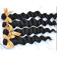 Fashion Wavy Hair Extension Mongolian Virgin Remy Human Hair Bundles Deals Weave 3pcs/lot 300gram Natural Colour 18