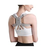GMOIUJ Intelligent Posture Corrector Smart Vibration LED Reminder Inductive Back Relief Shoulder Training Belt Unisex