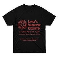 Mens Womens Tshirt Bob Berdella - Bobs Bazaar Bizarre - Real Thing Shirts for Men Women Neck Cool Friends