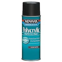 33333000 Polycrylic Protective Finish Spray for Wood, Clear Satin, 11.5 oz. Aerosol Can