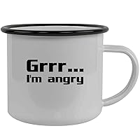 Grrr... I'm Angry - Stainless Steel 12oz Camping Mug, Black
