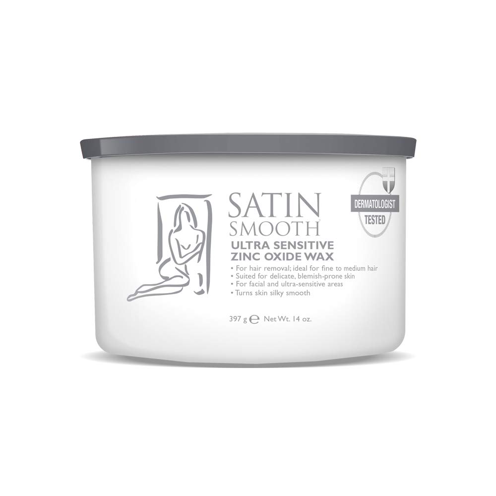 Satin Smooth Zinc Oxide Hair Removal Wax 14oz.
