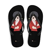Black Moe Kawaii Manga Flipflop Sandal Slipper Thong Gift Idea
