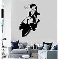 Wall Stickers Vinyl Decal Super Sexy Hot Girl Bomb Cool Room Decor (ig1837)