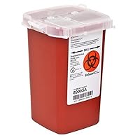 Phlebotomy Sharps Containers 1 Qt Clear Lid -