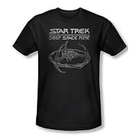 Star Trek - Mens Ds9 Station Slim Fit T-Shirt