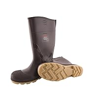 TINGLEY mens rain boots, Brown, 5 US
