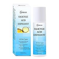 BHA Liquid Salicylic Acid Exfoliant, Hydrating Salicylic Acid Toner with Vitamin E, Sodium Hyaluronate for Face Exfoliant Blackheads, Enlarged Pores, Wrinkles, Acne