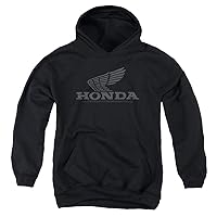 Trevco Honda Vintage Wing Unisex Youth Pull-Over Hoodie for Boys and Girls