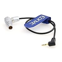 Eonvic Preston MDR 3/4 Run/Stop Cable for Sony FX6/9 10 Pin Male Right Angle to LANC 2.5mm TRS Right Angle (Right Angle 10 Pin)