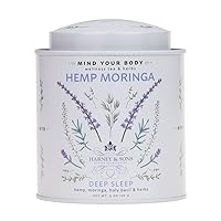 Hemp Moringa Tea Blend, Wellness, Deep Sleep Blend, 5 oz tin