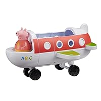 Peppa Pig 07667 Weebles Push-Along Wobbily Plane, Toys, Pre-School Vehicles, Gift for Age 18 Months+