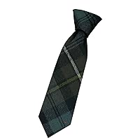 Boys All Wool Tie Woven And Made in Scotland in Campbell of Argyll Weathered Tartan