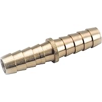 757014-10 Pipe Fitting, Barb Mender,Brass, 5/8 In. - Quantity 5