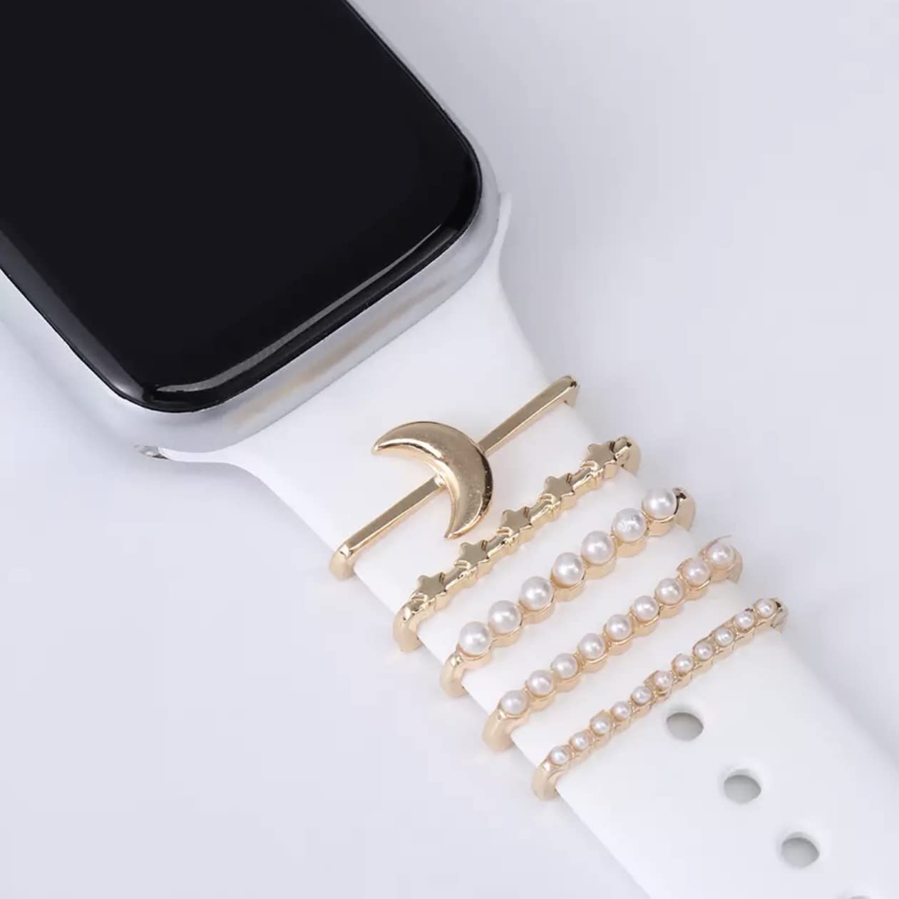 BLINGPIRE Smart Watch Band Gold Charms