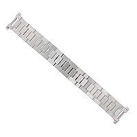 Ewatchparts 18MM WATCH BAND BRACELET COMPATIBLE WITH FIT 35MM CARTIER MIDSIZE GMT 2377 CHRONOGRAPH 2412