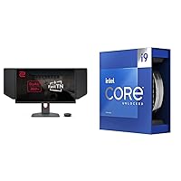 BenQ Zowie XL2566K 24.5 Fast TN in 360Hz Gaming Monitor | Motion Clarity DyAc⁺ | 1080p & Intel Core i9-13900K Desktop Processor 24 cores (8 P-cores + 16 E-cores) 36M Cache, up to 5.8 GHz