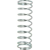 SP 9706 Compression Spring, Spring Steel Construction, Nickel-Plated Finish, 0.041 GA x 1/2 In. x 1-1/2 In. (2 Pack)