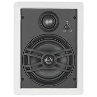 YAMAHA NS-IW660 3-Way In-Wall Speaker System for Custom Install, White