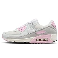 Air Max 90 Women's Shoes (FN7489-100, White/SAIL-Medium Soft Pink) Size 6.5