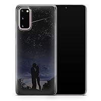 For Samsung Galaxy S10 lite - Two Couple Pair Phone Case, Romance Seduce Love Wedding Cover - Thin Shockproof Slim Soft TPU Silicone - Design 1 - A91